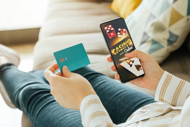 Deposit via DANA, e-wallet, mobile banking, or bank account Payment methods panel with DANA, OVO, GoPay, and bank transfer options